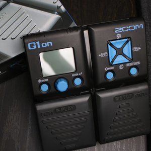 Zoom G1on Guitar Multi Effects Pedal In Packaging